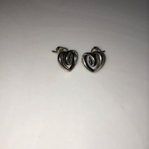 James Avery Heart Earrings